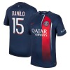 Maillot de Supporter Paris Saint-Germain 2023-24 Danilo 15 Domicile Pour Homme